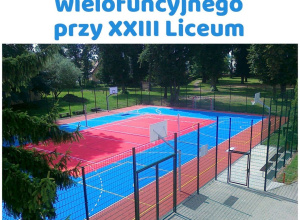 Głosowanie w Budżecie Obywatelskim na Budowę Boiska Wielofunkcyjnego przy XXIII LO!