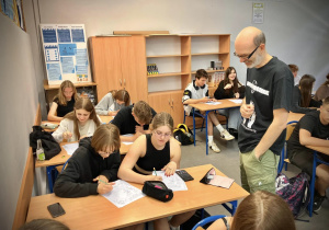Warsztaty komiksu z panem Piotrem Kasińskim