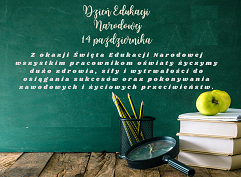 Życzenia z okazji Dnia Edukacji Narodowej