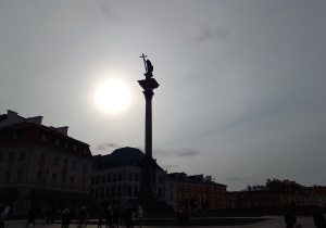 Stare Miasto, plac zamkowy z kolumną Zygmunta Wazy