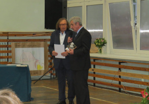 Od lewej Janusz Moos i Kazimierz Tischner