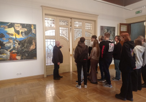 Klasa 1UA w Galerii Willa