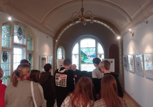 Klasa 1UA w Galerii Willa