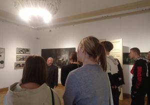 Klasa 1UA w Galerii Willa