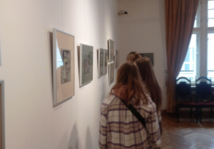 Klasa 1UA w Galerii Willa